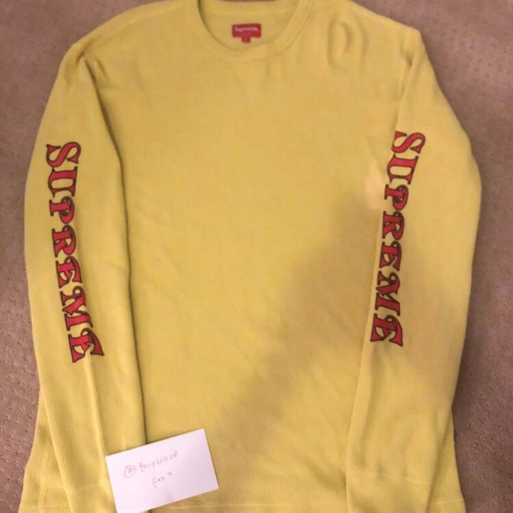 COPY - Supreme Waffle Logo Sweatshirt